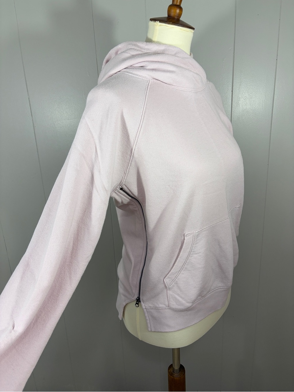 Victoria's Secret Pale Pink Hoodie Pullover Sweatshirt - Picture 4 of 7